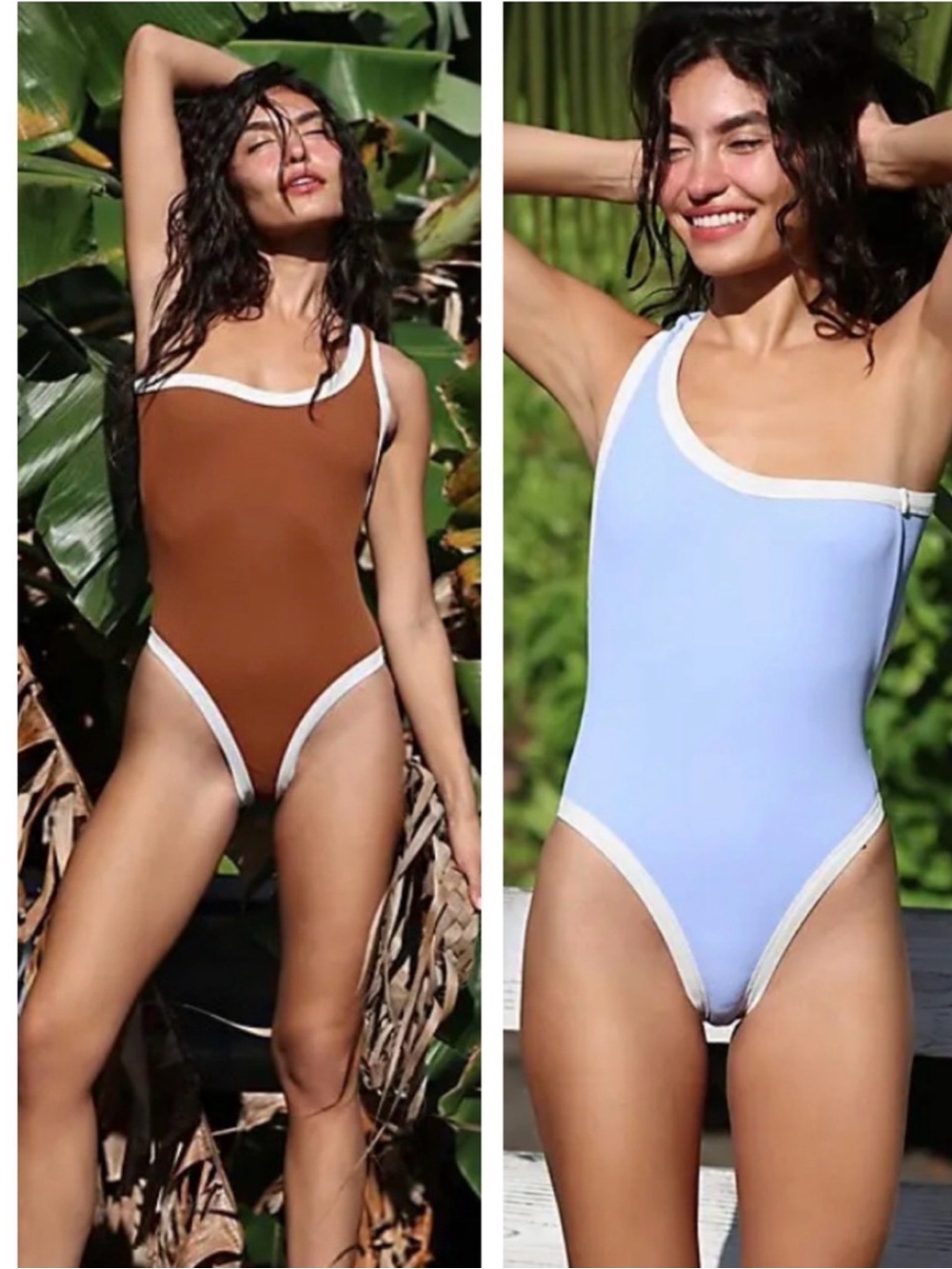 Free People Kya Kelea Assymetrical One-Piece Swimsuit NWOT